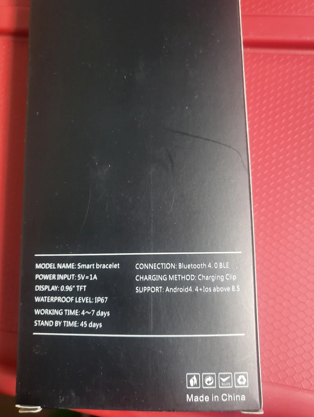 Smart Band 7 Fitness Tracker - Black